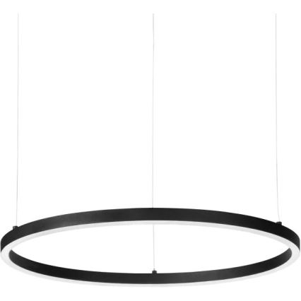 Ideal Lux - ORACLE SLIM LED-pendel på vajer, 29W, 230V, 2700K, CRI 90, Ø 50 cm, svart