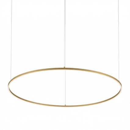 Ideal Lux - LED-pendel med kabelupphängning ORACLE SLIM LED/29W/230V 4000K CRI 90 Ø 50 cm guld