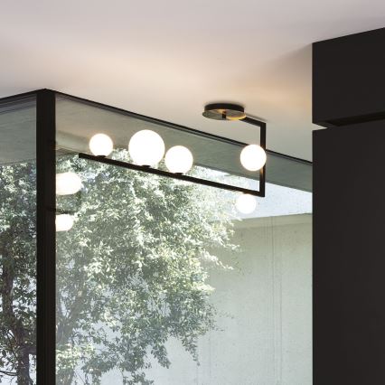 Ideal Lux - LED pendelljuskrona BIRDS 5xG9/3W/230V svart/guld