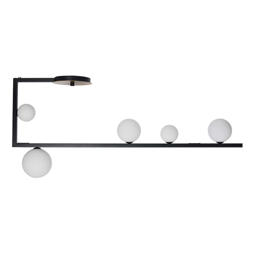 Ideal Lux - LED pendelljuskrona BIRDS 5xG9/3W/230V svart/guld