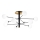 Ideal Lux - LED pendelljuskrona COSMOPOLITAN 10xG9/3W/230V diameter 124 cm svart