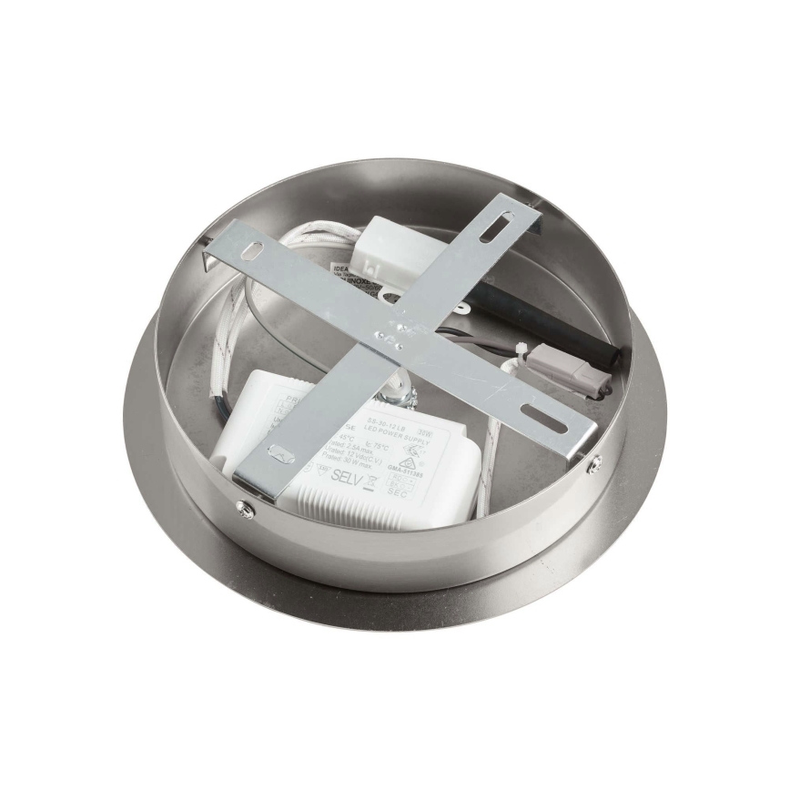 Ideal Lux - LED pendelljuskrona EQUINOXE 12xG4/2W/230V diameter 124 cm skinande krom/genomskinlig