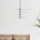 Ideal Lux - LED pendelljuskrona EQUINOXE 12xG4/2W/230V diameter 124 cm skinande krom/genomskinlig