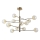 Ideal Lux - LED pendelljuskrona EQUINOXE 12xG4/2W/230V diameter 128,1 cm mässing/rökig