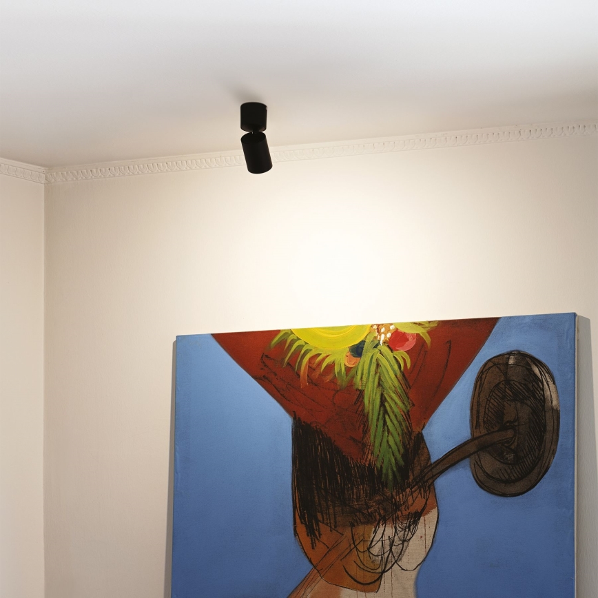 Ideal Lux - LED spotlight TOBY 1xGU10/7W/230V CRI 90 svart