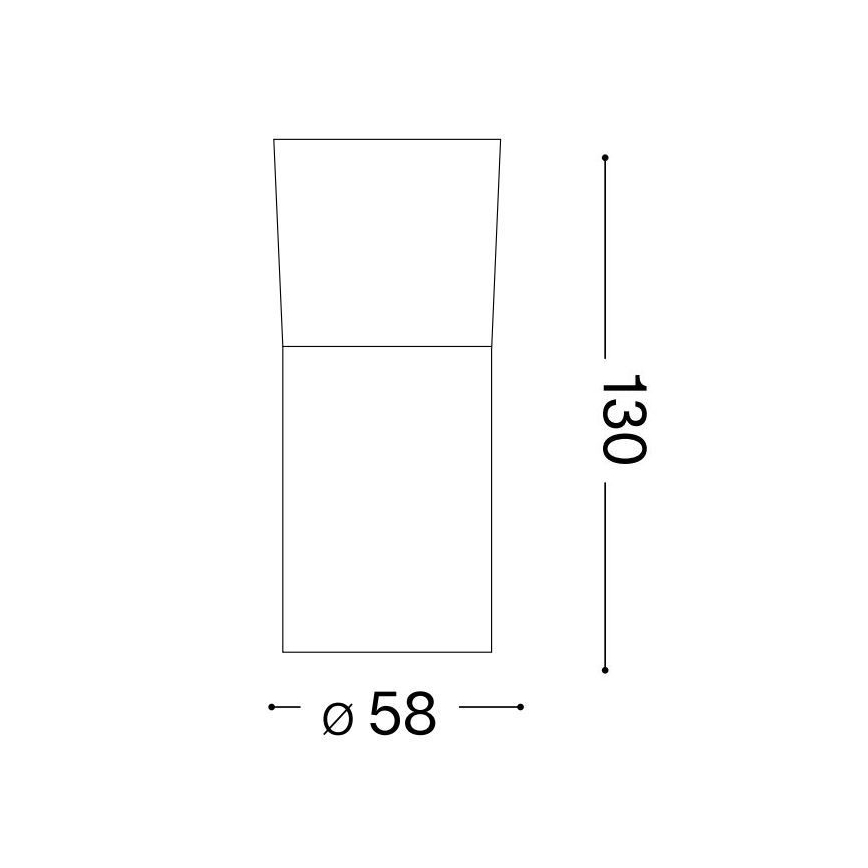 Ideal Lux - LED spotlight TOBY 1xGU10/7W/230V CRI 90 vit