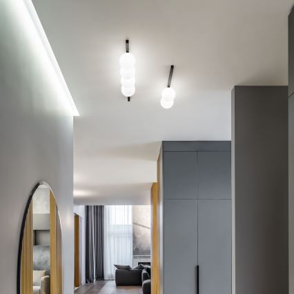 Ideal Lux - LED taklampa BINOMIO 4xG9/3W/230V svart