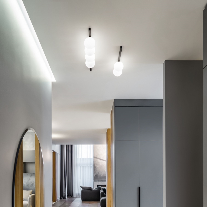 Ideal Lux - LED taklampa BINOMIO 4xG9/3W/230V svart