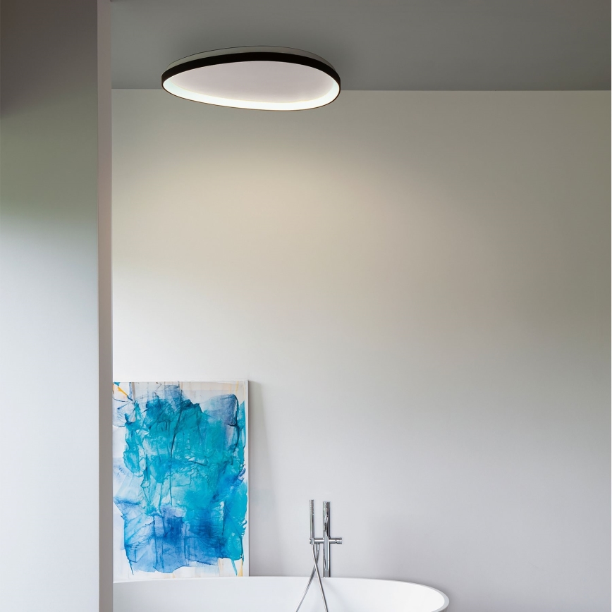 Ideal Lux - LED taklampa GEMINI LED/42W/230V diameter 81 cm CRI 90 svart