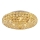 Ideal Lux - LED taklampa i kristall KING 5xG9/3W/230V diameter 38 cm guld