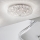 Ideal Lux - LED taklampa i kristall KING 9xG9/3W/230V diameter 53,5 cm skinande krom