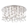 Ideal Lux - LED taklampa i kristall MOONLIGHT 15xG9/3W/230V diameter 80 cm skinande krom