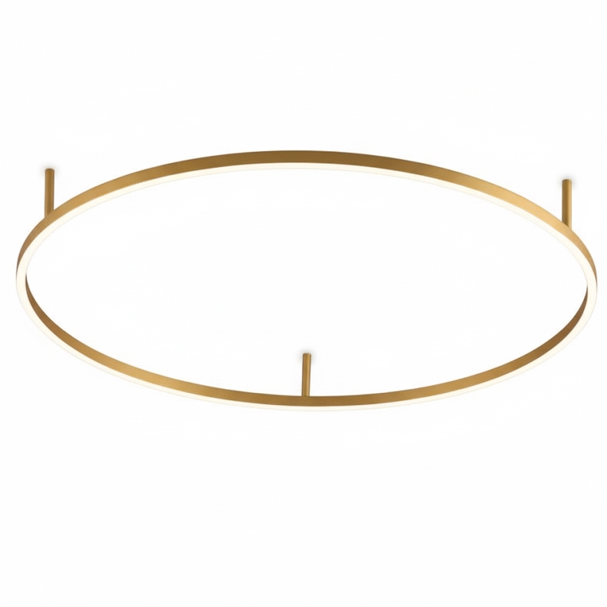 Ideal Lux - LED taklampa ORACLE SLIM LED/29W/230V 4000K CRI 90 Ø 50 cm guldfärgad