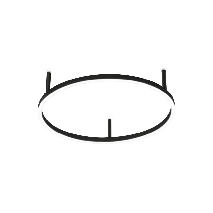 Ideal Lux - LED-taklampa ORACLE SLIM LED/29W/230V 4000K CRI 90 Ø 50 cm svart