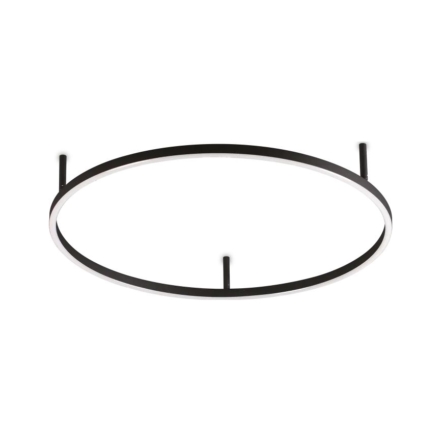 Ideal Lux - LED taklampa ORACLE SLIM LED/37W/230V 2700K diameter 70 cm svart