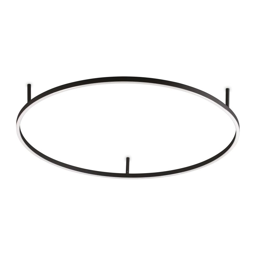 Ideal Lux - LED-taklampa ORACLE SLIM, 53 W, 230 V, 4000 K, CRI 90, Ø 90 cm, svart