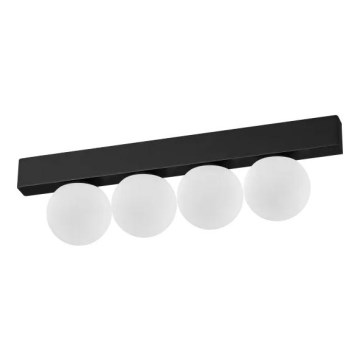 Ideal Lux - LED taklampa PING PONG 4xLED/3W/230V CRI 90 svart