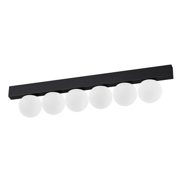 Ideal Lux - LED taklampa PING PONG 6xLED/3W/230V CRI 90 svart