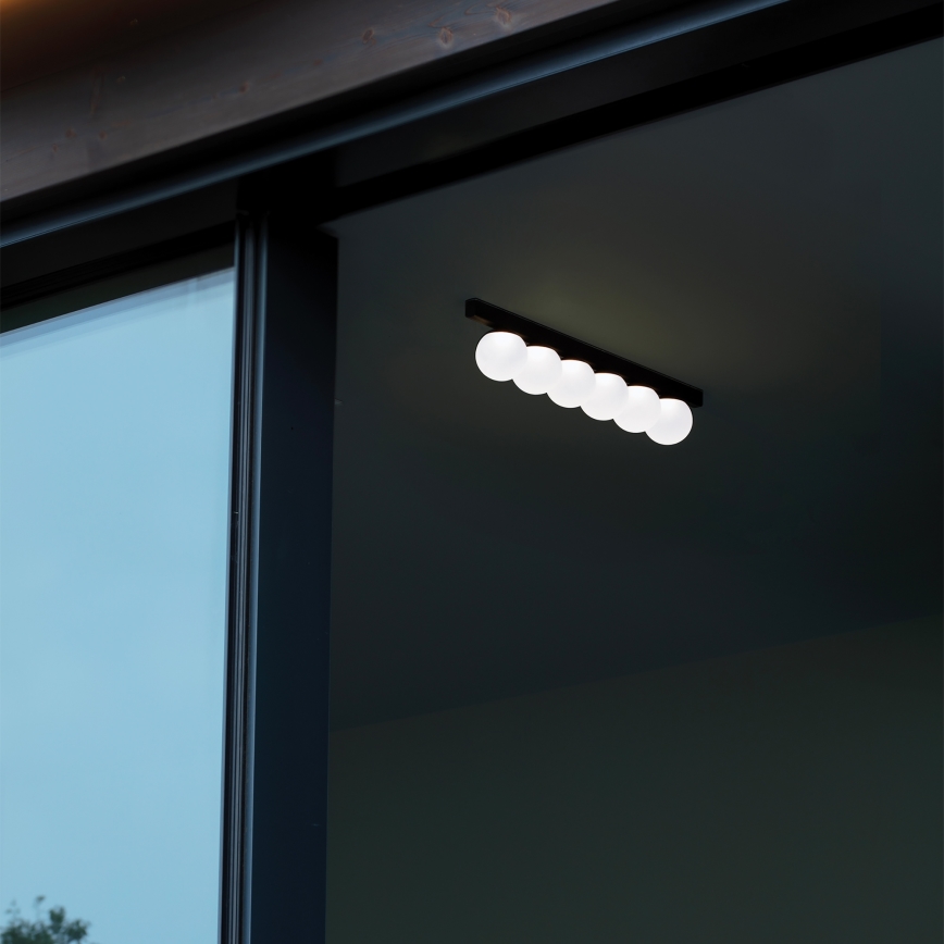 Ideal Lux - LED taklampa PING PONG 6xLED/3W/230V CRI 90 svart