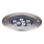 Ideal Lux - LED uppfartsbelysning FLOOR LED/12W/230V diameter 14 cm CRI 90 IP67 skinande krom