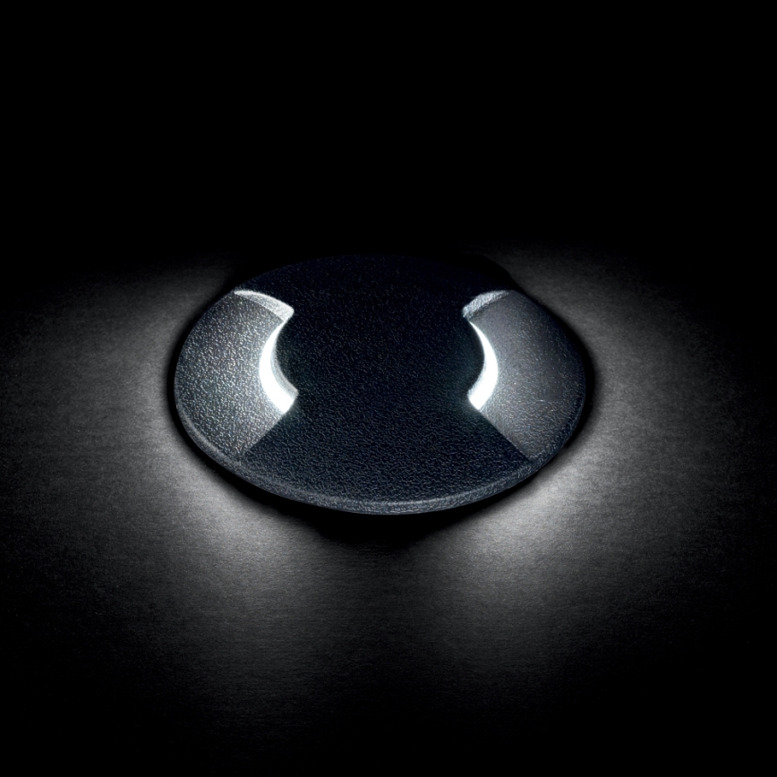 Ideal Lux - LED uppfartslampa för utomhusbruk CECI 1xGU10/4,5W/230V IP67 svart