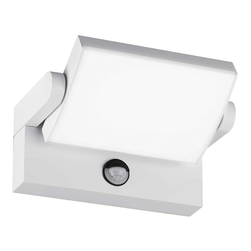 Ideal Lux - LED Utomhus vägglampa med sensor SWIPE LED/21W/230V CRI 90 IP54 vit