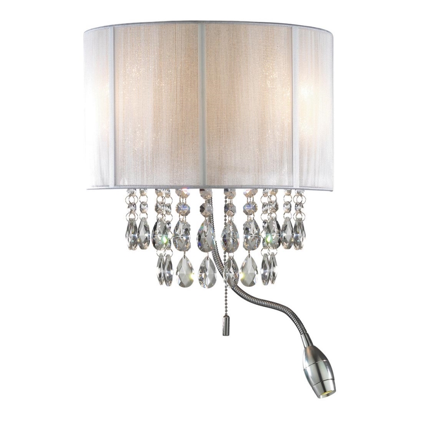 Ideal Lux - LED väggbelysning 2xE14/40W/230V + LED/1W