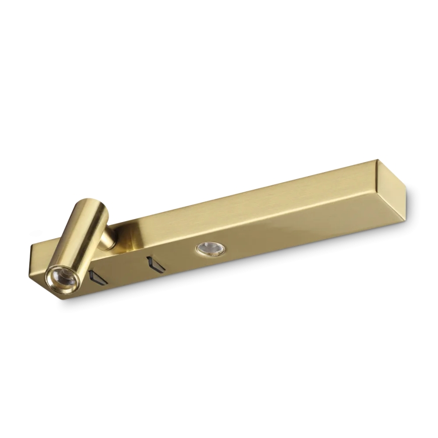 Ideal Lux - LED väggbelysning BONNE LED/6,5W/230V CRI 90 guld