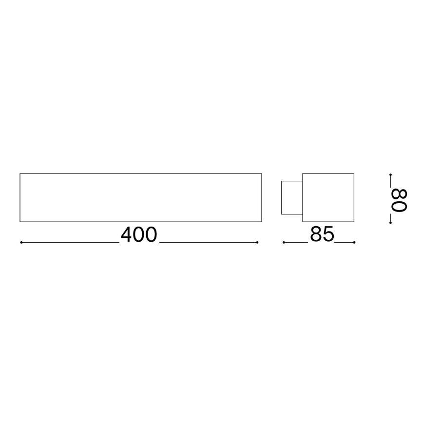 Ideal Lux - LED väggbelysning CRAFT LED/12W/230V CRI 90 bok