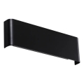 Ideal Lux - LED väggbelysning DELTA LED/10W/230V 3000K 30 cm CRI 90 svart