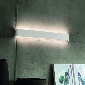 Ideal Lux - LED väggbelysning DELTA LED/30W/230V 3000K 83 cm CRI 90 vit