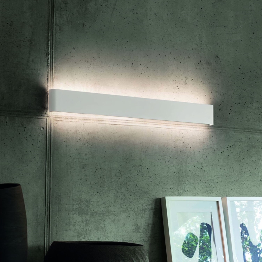 Ideal Lux - LED väggbelysning DELTA LED/30W/230V 3000K 83 cm CRI 90 vit