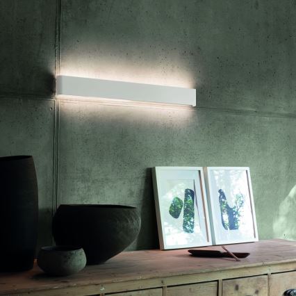 Ideal Lux - LED väggbelysning DELTA LED/30W/230V 3000K 83 cm CRI 90 vit