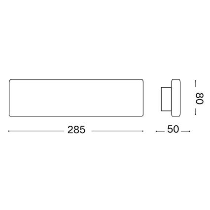 Ideal Lux - LED väggbelysning DESK LED/12,5W/230V CRI 90 vit