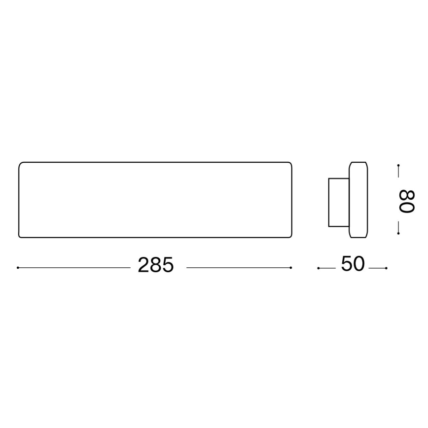 Ideal Lux - LED väggbelysning DESK LED/12,5W/230V CRI 90 vit