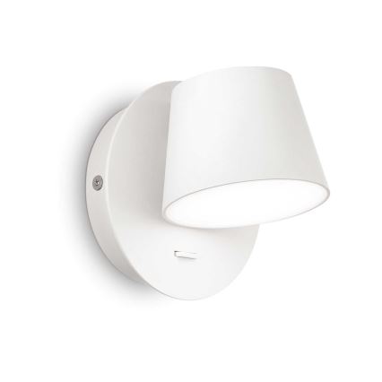 Ideal Lux - LED väggbelysning GIM LED/6W/230V vit