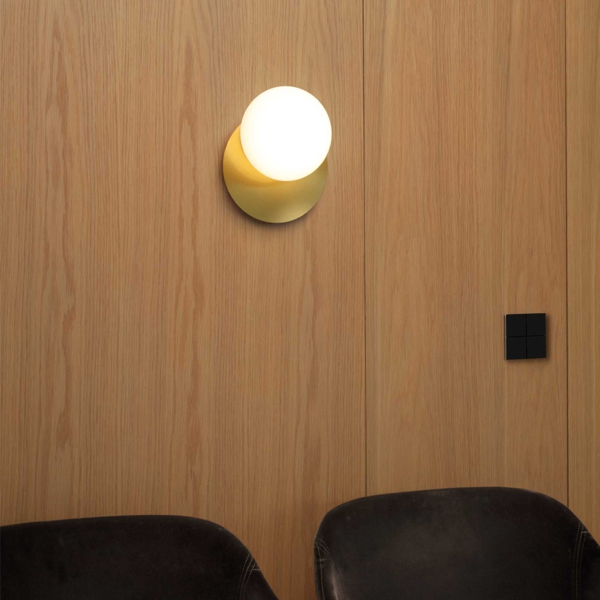 Ideal Lux - LED väggbelysning NINFEA 1xGX53/9W/230V guld