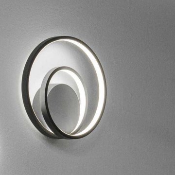 Ideal Lux - LED väggbelysning OZ LED/26W/230V CRI 90 svart