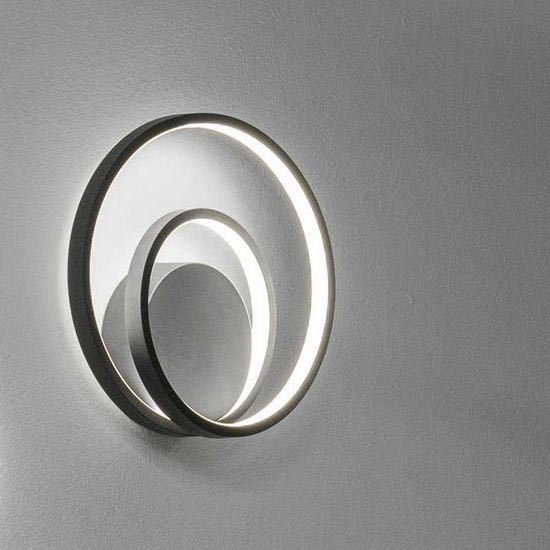 Ideal Lux - LED väggbelysning OZ LED/26W/230V CRI 90 svart