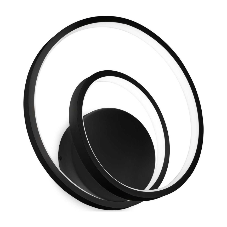 Ideal Lux - LED väggbelysning OZ LED/26W/230V CRI 90 svart