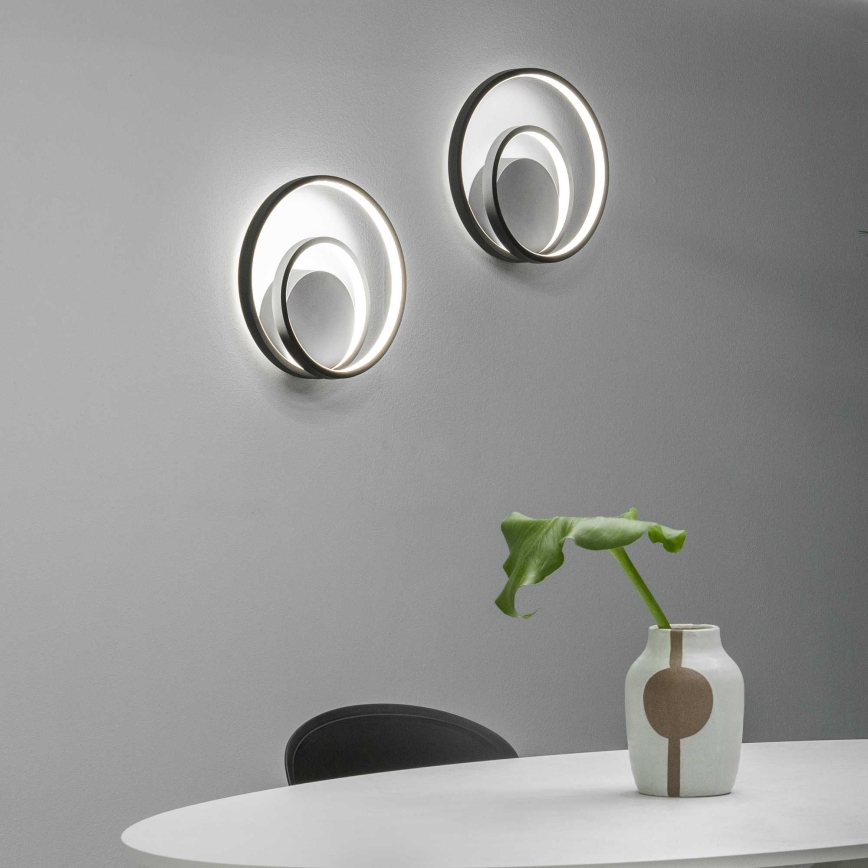 Ideal Lux - LED väggbelysning OZ LED/26W/230V CRI 90 svart