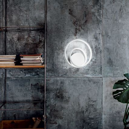 Ideal Lux - LED väggbelysning OZ LED/26W/230V CRI 90 vit