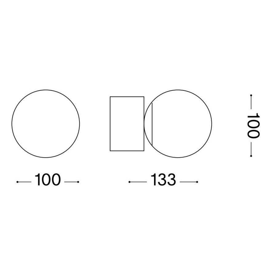 Ideal Lux - LED väggbelysning PERLAGE 1xG9/3W/230V svart/rökig