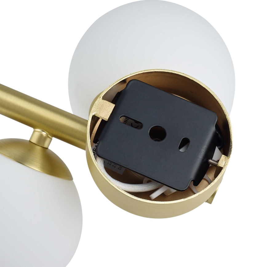 Ideal Lux - LED väggbelysning PERLAGE 3xG9/3W/230V guld/vit