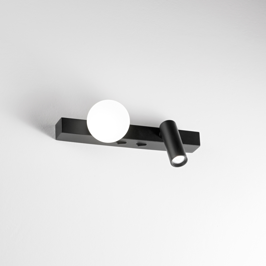 Ideal Lux - LED väggbelysning PING PONG 2xLED/3W/230V CRI 90 svart