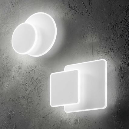 Ideal Lux - LED väggbelysning POUCHE LED/14W/230V vit