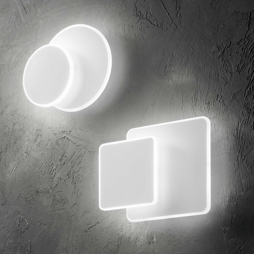 Ideal Lux - LED väggbelysning POUCHE LED/14W/230V vit