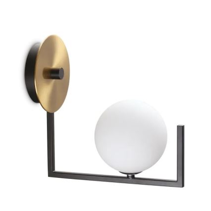 Ideal Lux - LED vägglampa BIRDS 1xG9/3W/230V svart/guld