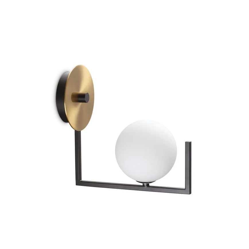 Ideal Lux - LED vägglampa BIRDS 1xG9/3W/230V svart/guld