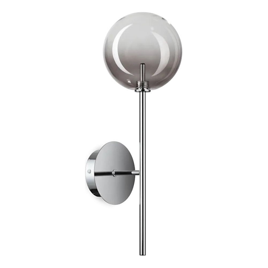 Ideal Lux - LED vägglampa EQUINOXE 1xG4/2W/230V skinande krom/rökig